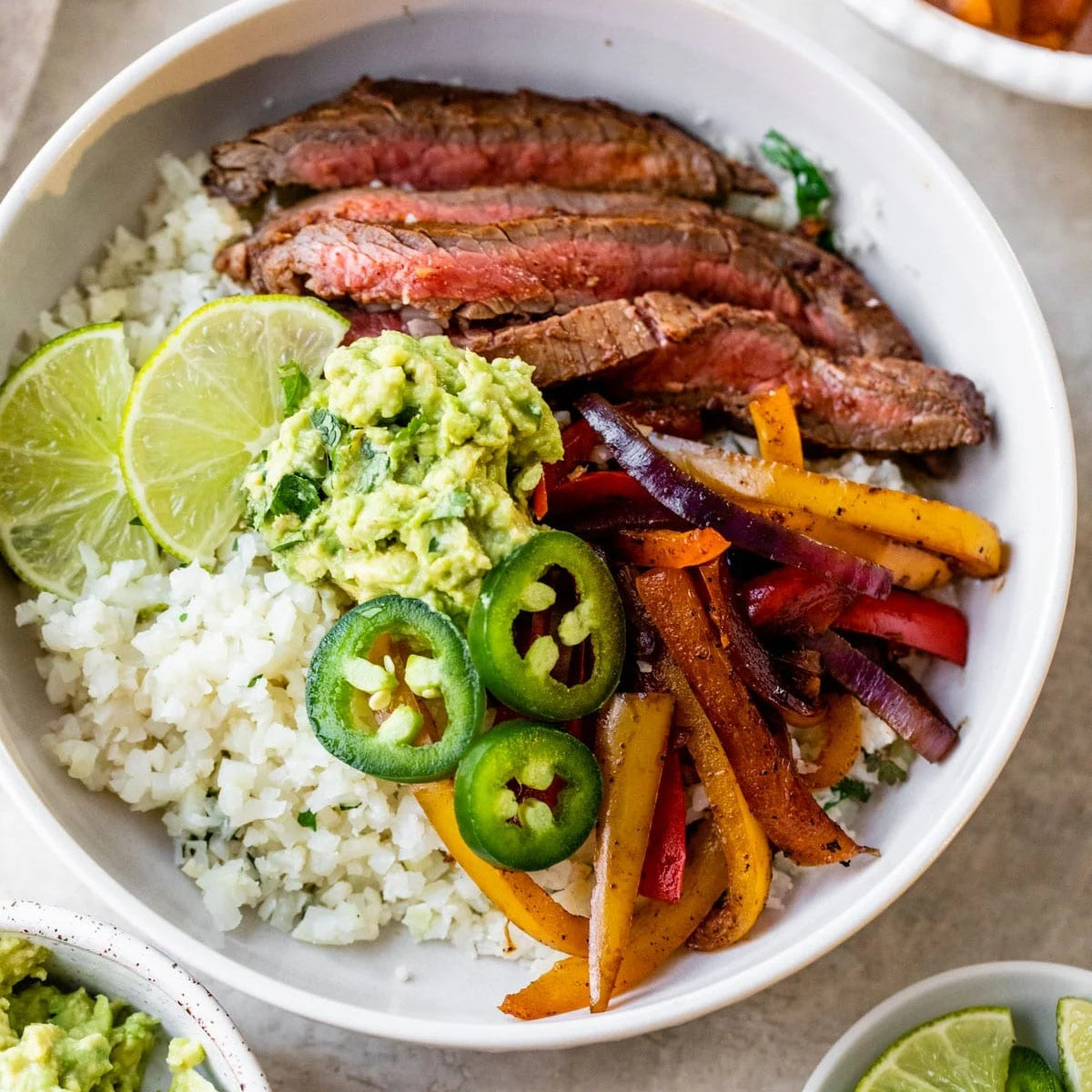 fajita steak bowl