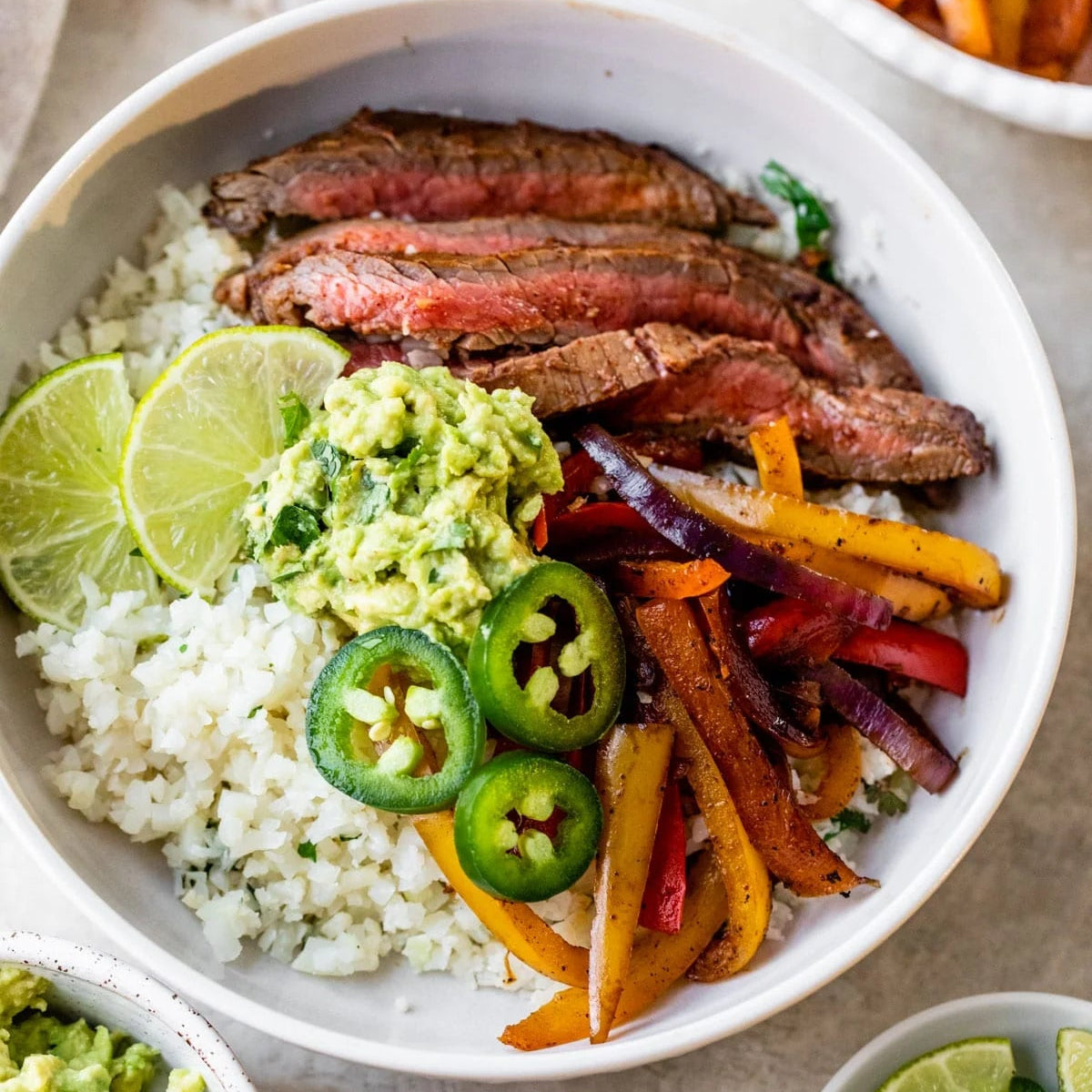 fajita steak bowl