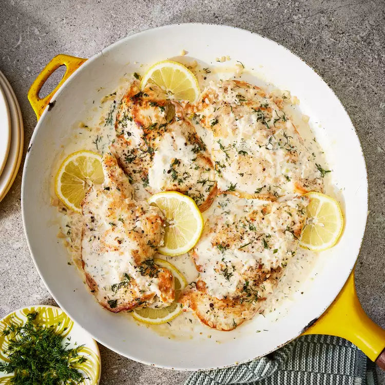 creamy lemon dill chicken